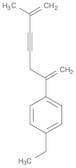 Benzene, 1-ethyl-4-(5-methyl-1-methylene-5-hexen-3-ynyl)-