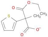 Propanedioic acid, methyl-2-thienyl-, monoethyl ester