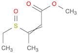 2-Butenoic acid, 3-(ethylsulfinyl)-, methyl ester