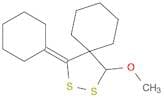 2,3-Dithiaspiro[4.5]decane, 1-cyclohexylidene-4-methoxy-