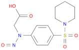 Glycine, N-nitroso-N-[4-(1-piperidinylsulfonyl)phenyl]-