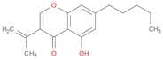 4H-1-Benzopyran-4-one, 5-hydroxy-3-(1-methylethenyl)-7-pentyl-