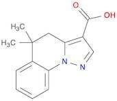 Pyrazolo[1,5-a]quinoline-3-carboxylic acid, 4,5-dihydro-5,5-dimethyl-