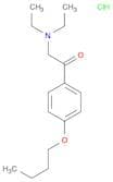 Ethanone, 1-(4-butoxyphenyl)-2-(diethylamino)-, hydrochloride