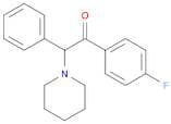 Ethanone, 1-(4-fluorophenyl)-2-phenyl-2-(1-piperidinyl)-