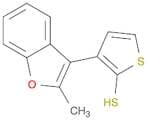 2-Thiophenethiol, 3-(2-methyl-3-benzofuranyl)-