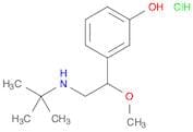 Phenol, 3-[2-[(1,1-dimethylethyl)amino]-1-methoxyethyl]-, hydrochloride