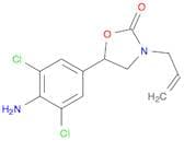 2-Oxazolidinone, 5-(4-amino-3,5-dichlorophenyl)-3-(2-propenyl)-