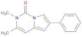 Pyrrolo[1,2-c]pyrimidin-1(2H)-one, 2,3-dimethyl-6-phenyl-