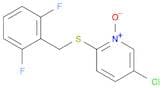 Pyridine, 5-chloro-2-[[(2,6-difluorophenyl)methyl]thio]-, 1-oxide