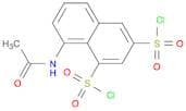 1,3-Naphthalenedisulfonyl dichloride, 8-(acetylamino)-