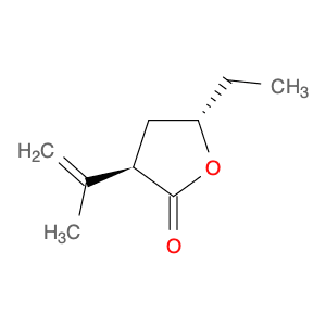 2(3H)-Furanone, 5-ethyldihydro-3-(1-methylethenyl)-, trans-