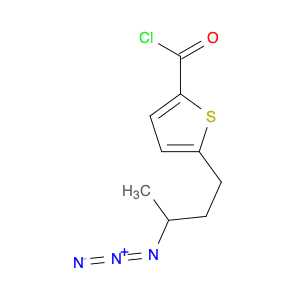 2-Thiophenecarbonyl chloride, 5-(3-azidobutyl)-