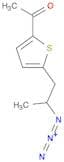 Ethanone, 1-[5-(2-azidopropyl)-2-thienyl]-