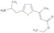2-Butenoic acid, 3-[5-(2-aminopropyl)-2-thienyl]-, ethyl ester, (E)-