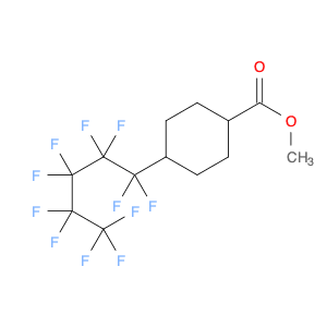 Cyclohexanecarboxylic acid, 4-(undecafluoropentyl)-, methyl ester