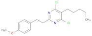Pyrimidine, 4,6-dichloro-2-[2-(4-methoxyphenyl)ethyl]-5-pentyl-