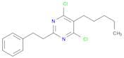 Pyrimidine, 4,6-dichloro-5-pentyl-2-(2-phenylethyl)-