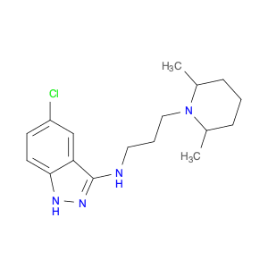 1H-Indazol-3-amine, 5-chloro-N-[3-(2,6-dimethyl-1-piperidinyl)propyl]-