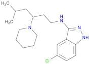1H-Indazol-3-amine, 5-chloro-N-[5-methyl-3-(1-piperidinyl)hexyl]-