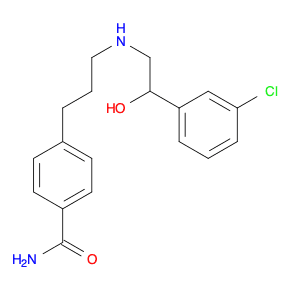 Benzamide, 4-[3-[[2-(3-chlorophenyl)-2-hydroxyethyl]amino]propyl]-
