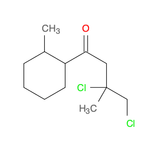 1-Butanone, 3,4-dichloro-3-methyl-1-(2-methylcyclohexyl)-