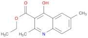 3-Quinolinecarboxylic acid, 4-hydroxy-2,6-dimethyl-, ethyl ester