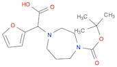 2-(4-(tert-Butoxycarbonyl)-1,4-diazepan-1-yl)-2-(furan-2-yl)acetic acid