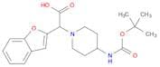 2-(Benzofuran-2-yl)-2-(4-((tert-butoxycarbonyl)amino)piperidin-1-yl)acetic acid