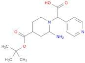 4-Pyridineacetic acid, a-[4-[[(1,1-dimethylethoxy)carbonyl]amino]-1-piperidinyl]-