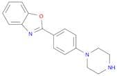 2-(4-(Piperazin-1-yl)phenyl)benzo[d]oxazole