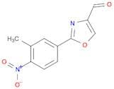 2-(3-Methyl-4-nitrophenyl)oxazole-4-carbaldehyde
