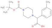 2-{4-[(tert-butoxy)carbonyl]piperazin-1-yl}-2-(3-methylphenyl)acetic acid