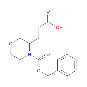 3-{4-[(benzyloxy)carbonyl]morpholin-3-yl}propanoic acid