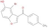 Methanone, (4-bromo-5-hydroxy-3-benzofuranyl)(4-methylphenyl)-