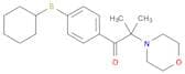 1-Propanone, 1-[4-(cyclohexylthio)phenyl]-2-methyl-2-(4-morpholinyl)-