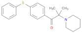 1-Propanone, 2-methyl-1-[4-(phenylthio)phenyl]-2-(1-piperidinyl)-