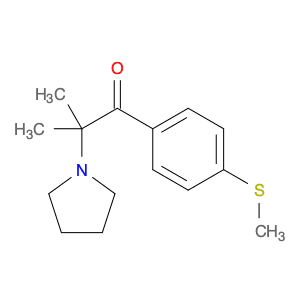 1-Propanone, 2-methyl-1-[4-(methylthio)phenyl]-2-(1-pyrrolidinyl)-