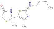 4-Thiazolidinone, 2-[2-(butylamino)-4-methyl-5-thiazolyl]-2-methyl-