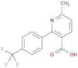 3-Pyridinecarboxylicacid, 6-methyl-2-[4-(trifluoromethyl)phenyl]-