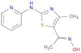 Ethanone, 1-[4-methyl-2-(2-pyridinylamino)-5-thiazolyl]-, oxime