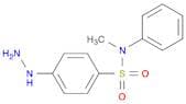 Benzenesulfonamide, 4-hydrazino-N-methyl-N-phenyl-