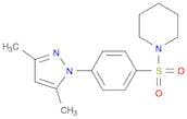 Piperidine, 1-[[4-(3,5-dimethyl-1H-pyrazol-1-yl)phenyl]sulfonyl]-