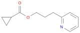 Cyclopropanecarboxylic acid, 3-(2-pyridinyl)propyl ester