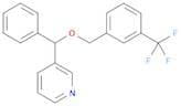 Pyridine, 3-[phenyl[[3-(trifluoromethyl)phenyl]methoxy]methyl]-