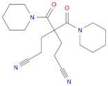 Piperidine, 1,1'-[2,2-bis(2-cyanoethyl)-1,3-dioxo-1,3-propanediyl]bis-