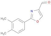 2-(3,4-Dimethylphenyl)oxazole-4-carbaldehyde