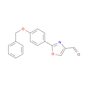 2-(4-(Benzyloxy)phenyl)oxazole-4-carbaldehyde