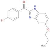 Methanone, (4-bromophenyl)(5-propoxy-1H-benzimidazol-2-yl)-