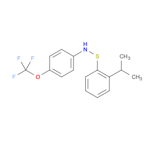Benzenesulfenamide, 2-(1-methylethyl)-N-[4-(trifluoromethoxy)phenyl]-